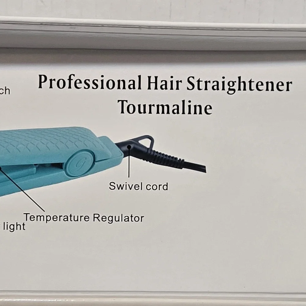 Ginalli Milano Tourmaline Flat Iron (Tiffany)  NEW‎ Tiffany Blue $349 Retail